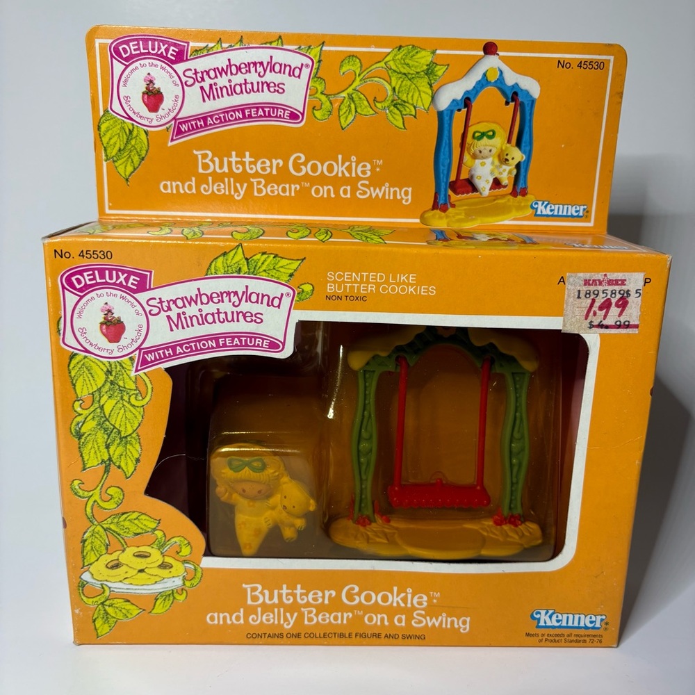 Vintage Strawberry Shortcake Butter Cookie Deluxe Strawberryland Miniature New